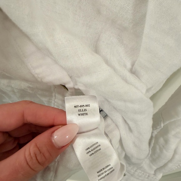 Rails Ellis Button-Down Shirt | White | Women’s XS - Picture 8 of 8